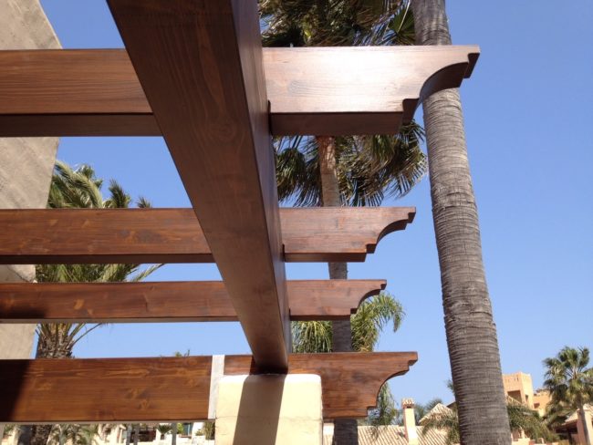 pérgolas de madera