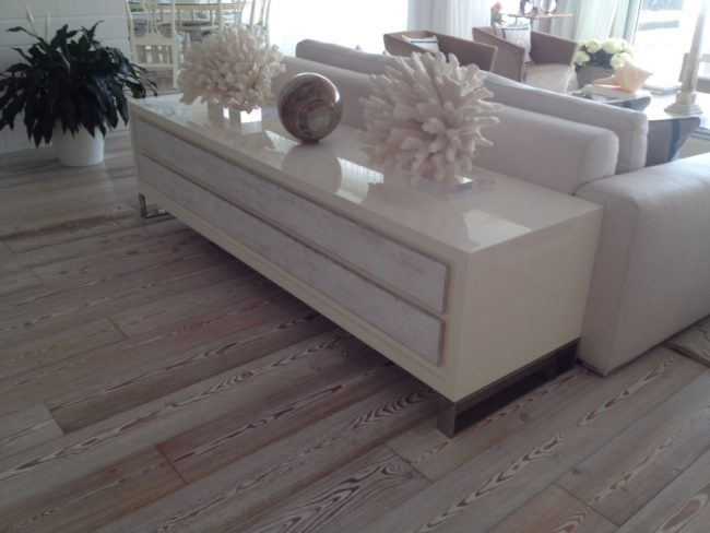 mesa de madera a medida