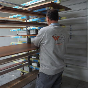 trabajando con madera