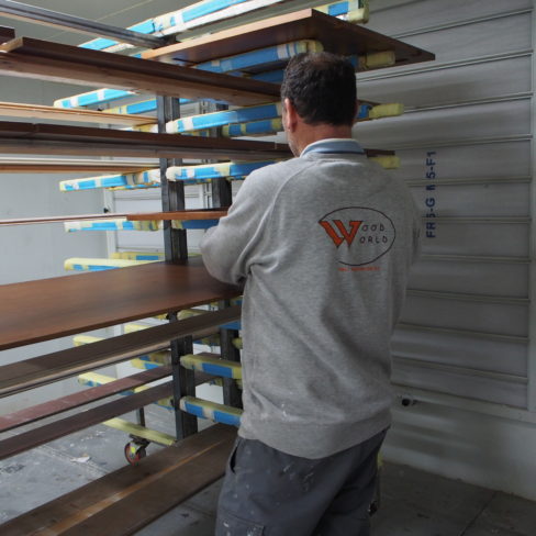 trabajando con madera