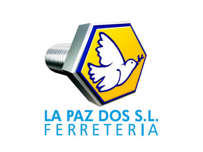 logo de ferretería la paz